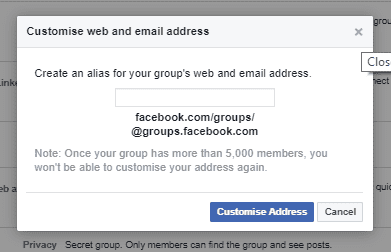 What do you know about Facebook Groups - Customize URL - DrSoft
