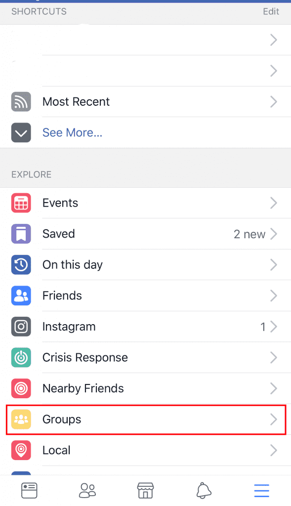 Facebook Groups Tab - How to delete a Facebook Group