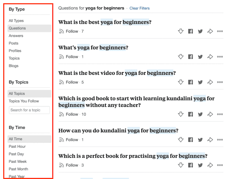Quora questions screenshot - Find questions to aswer so you drive more traffic to your blog