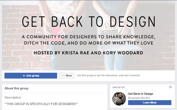 get back to design - best facebook groups for graphic design