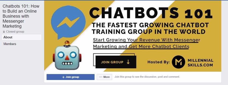 Chatbots 101 Groups - Best Facebook Groups