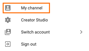 How to start a YouTUbe channel step 1