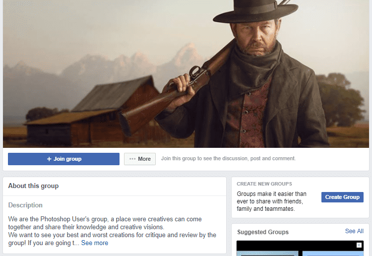 photoshop users group - facebook groups for graphic design