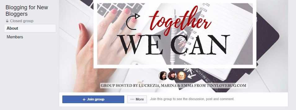 blogging for new bloggers - Best Facebook Groups - DrSoft