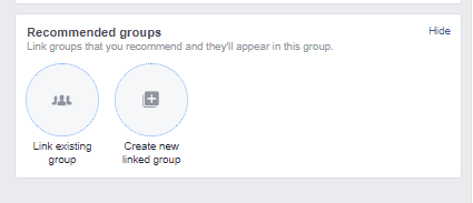 Linking Groups - Facebook Group New Features 2018